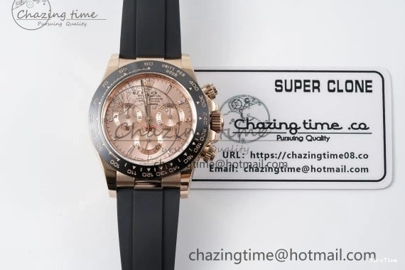 MiroTime 0105 Elegant Daytona 116515 BTF 1:1 Best Edition RG Dial on Oysterflex Rubber Strap SA4130 V 2264